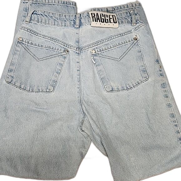 RAGGED PRIEST Rook Dad Wide Straight Leg High Rise Women's Jeans Size 30 - Picture 2 of 14